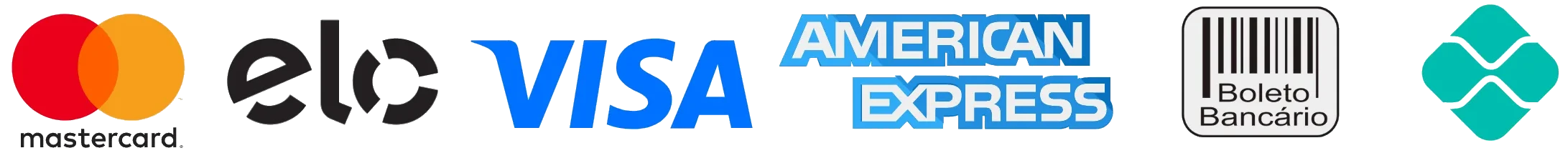 Formas de pagamento aceitas